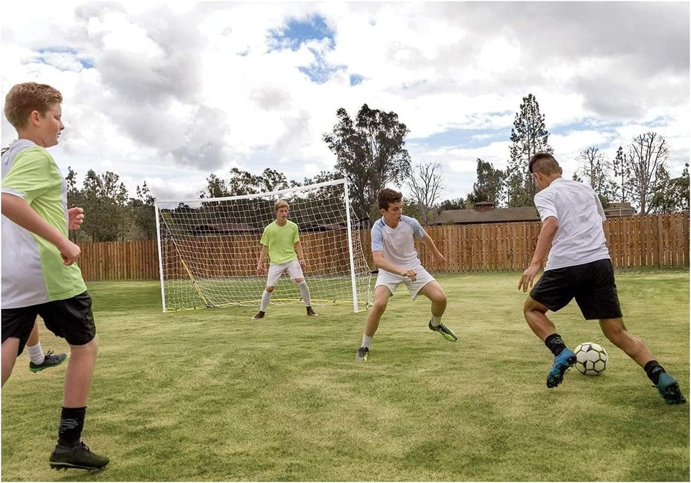 Portable Football Goal, Designed Quick Assembling Professional Soccer Goal with Net, Outdoor Soccer Goal Connivence for Football Training