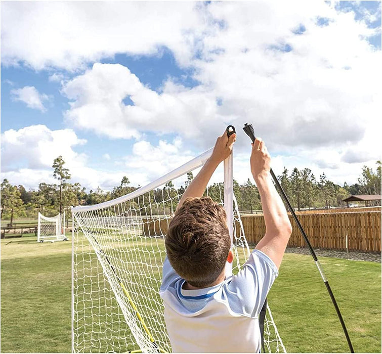 Portable Football Goal, Designed Quick Assembling Professional Soccer Goal with Net, Outdoor Soccer Goal Connivence for Football Training