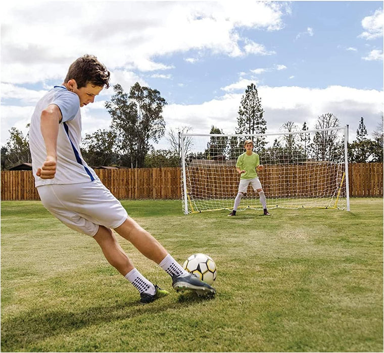 Portable Football Goal, Designed Quick Assembling Professional Soccer Goal with Net, Outdoor Soccer Goal Connivence for Football Training