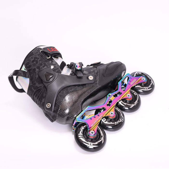 GT-WHEEL Luxury Carbon Fiber Professional Inline Skating Shoes, Adult Performance Skating Shoes Outdoor Fun Play