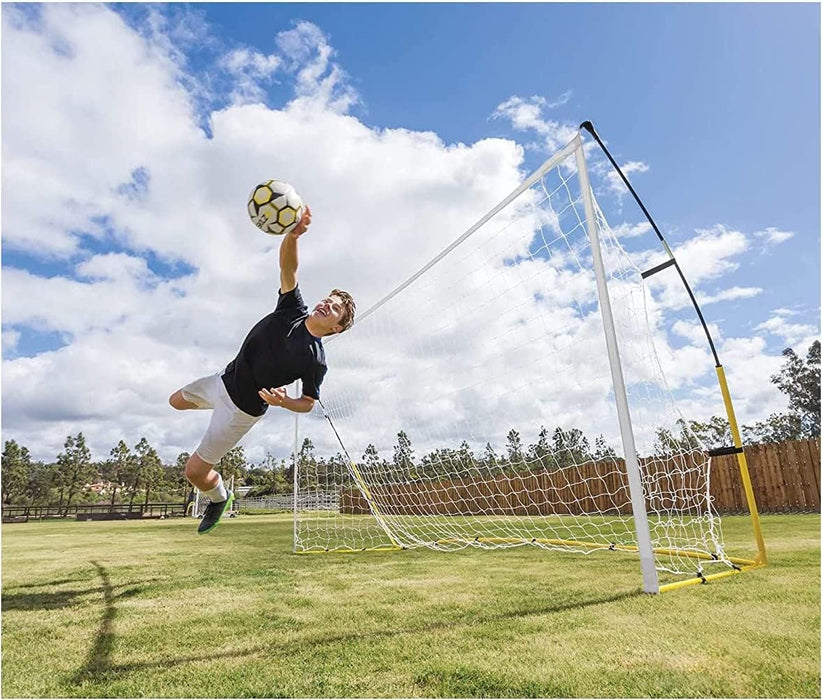 Portable Football Goal, Designed Quick Assembling Professional Soccer Goal with Net, Outdoor Soccer Goal Connivence for Football Training