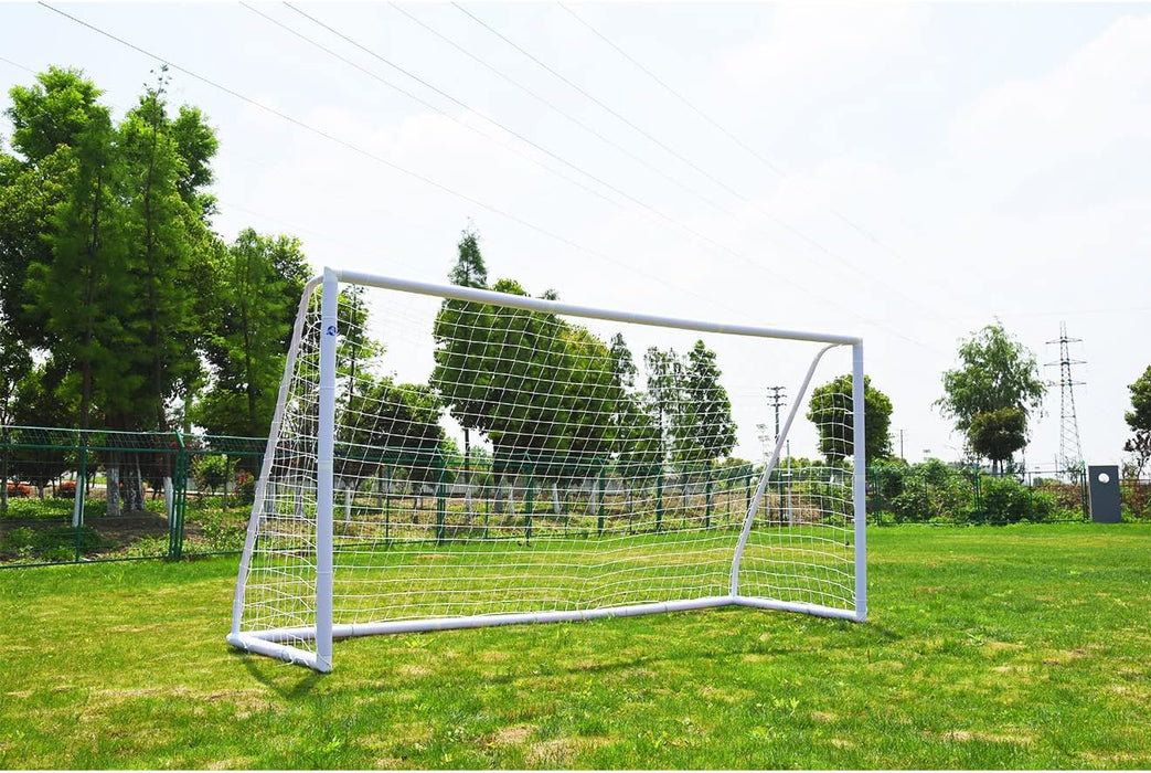 Kids Safety PVC Football Goal, Youth Professional PVC Soccer Goal for Backyard, Schools, Colleges and Soccer Camps