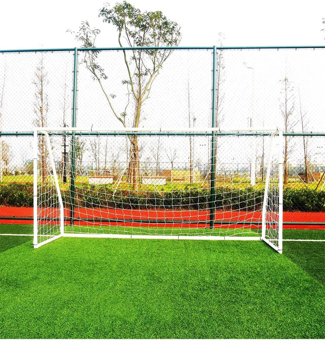 Metal Football Goals for Playing & Club Players Training, Ultra Strong Frame Soccer Goal for all ages