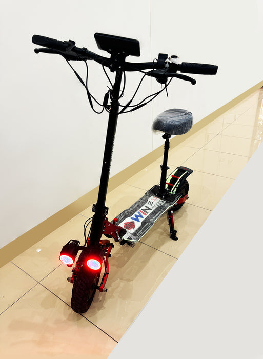 S5 Pro Electric Scooter Dual Drive with LED lights and Bluetooth Music