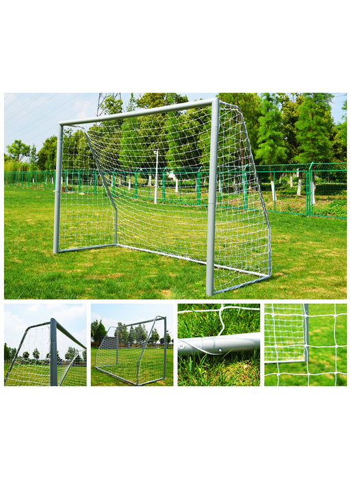 Platinum Steel Football Goal Heavy Duty Premium quality 76mm with Durable Net Perfect for Backyards and Professional Fields