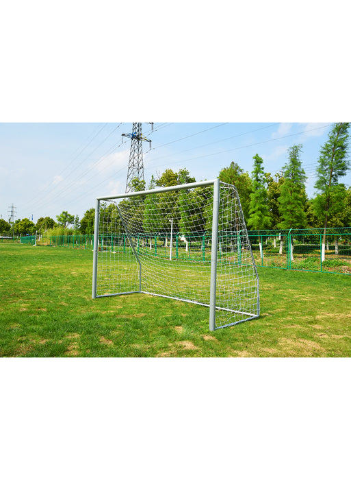 Platinum Steel Football Goal Heavy Duty Premium quality 76mm with Durable Net Perfect for Backyards and Professional Fields