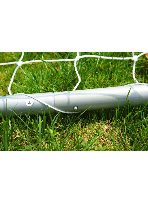 Platinum Steel Football Goal Heavy Duty Premium quality 76mm with Durable Net Perfect for Backyards and Professional Fields