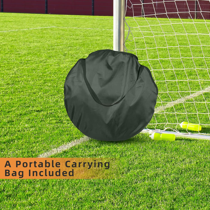 Goal Target Net Soccer Top Corner Target Bins Set Easy Setup for Accurate Shooting Training with Carrying Bag(2 Pcs)