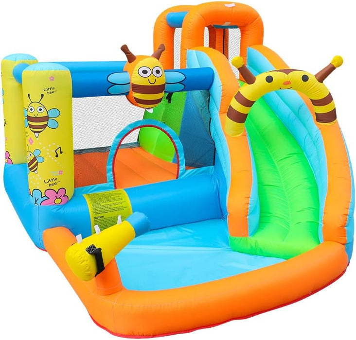 GT-Wheel Inflatable Water Park Honeybee Bouncy Castle slide