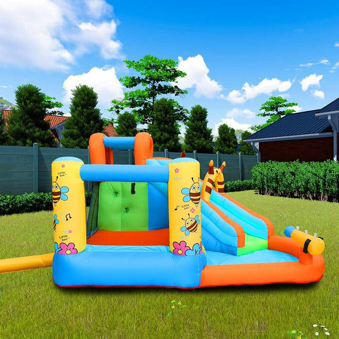 GT-Wheel Inflatable Water Park Honeybee Bouncy Castle slide