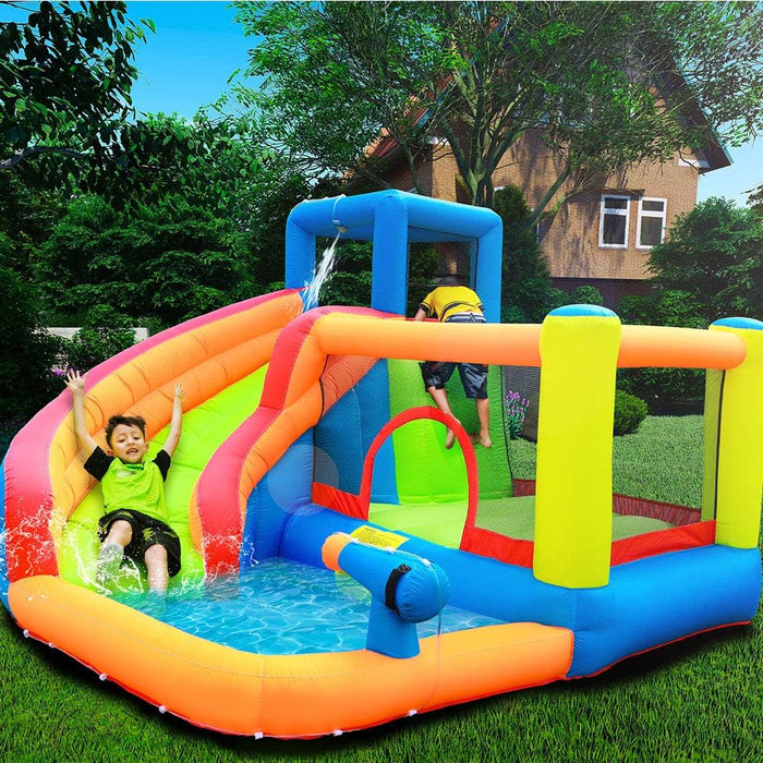 GT-Wheel Inflatable Water Park Honeybee Bouncy Castle slide