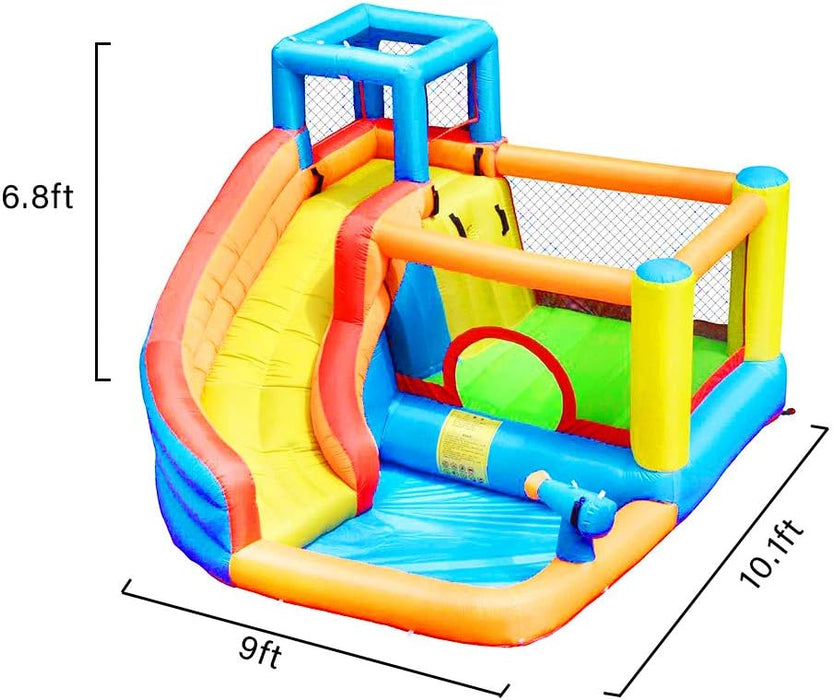 GT-Wheel Inflatable Water Park Honeybee Bouncy Castle slide