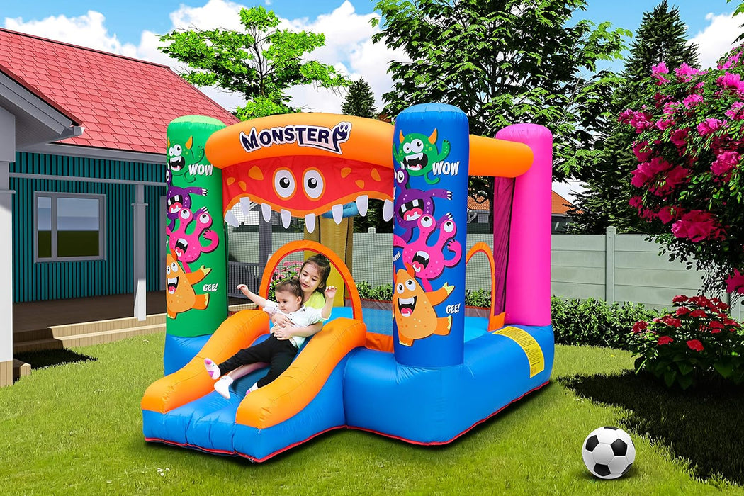 GT-Wheel Inflatable Monster Design Bouncy castle, Bouncing Slide For Kids