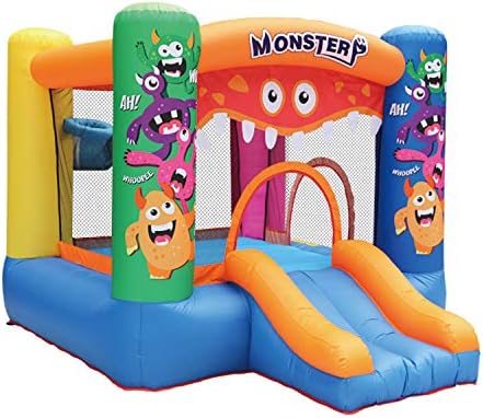 GT-Wheel Inflatable Monster Design Bouncy castle, Bouncing Slide For Kids