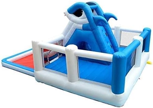 GT-Wheel Shark Design Kids Inflatable Water Slide Bouncy Castle