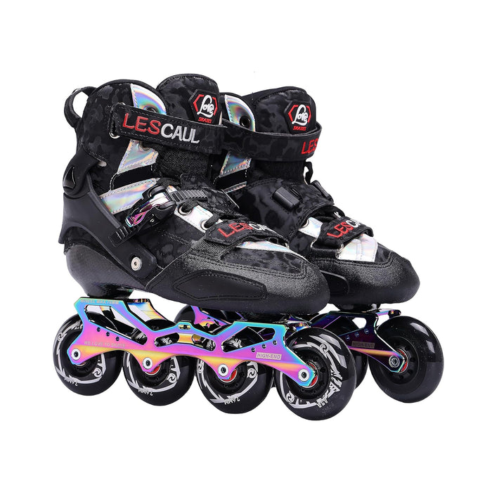 GT-WHEEL Luxury Carbon Fiber Professional Inline Skating Shoes, Adult Performance Skating Shoes Outdoor Fun Play